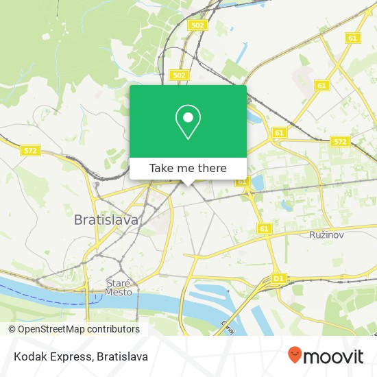 Kodak Express map