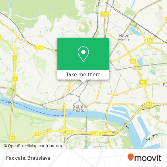 Fax café map