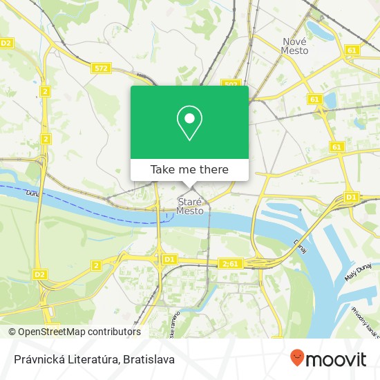 Právnická Literatúra map