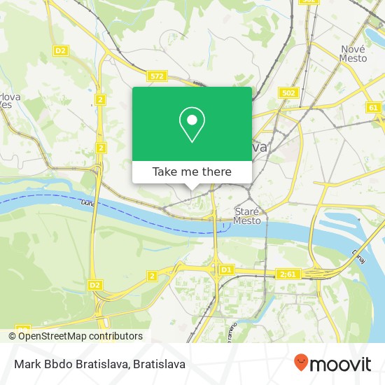 Mark Bbdo Bratislava map