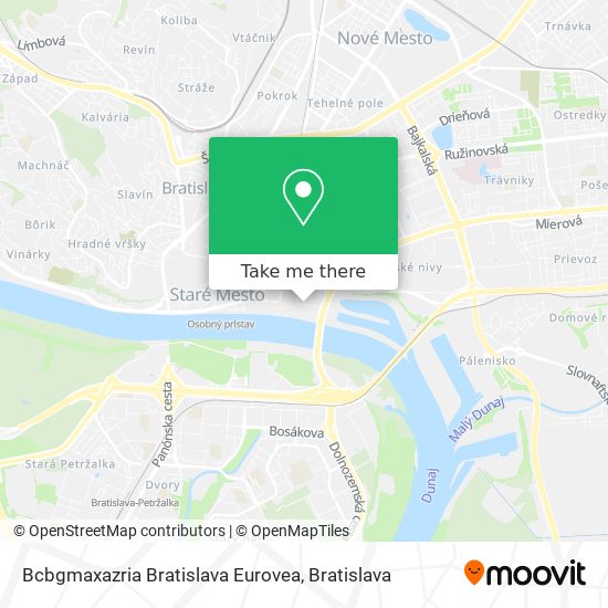 Bcbgmaxazria Bratislava Eurovea map