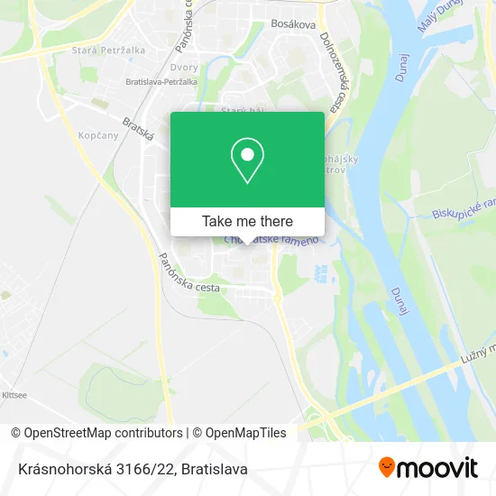 Krásnohorská 3166/22 map