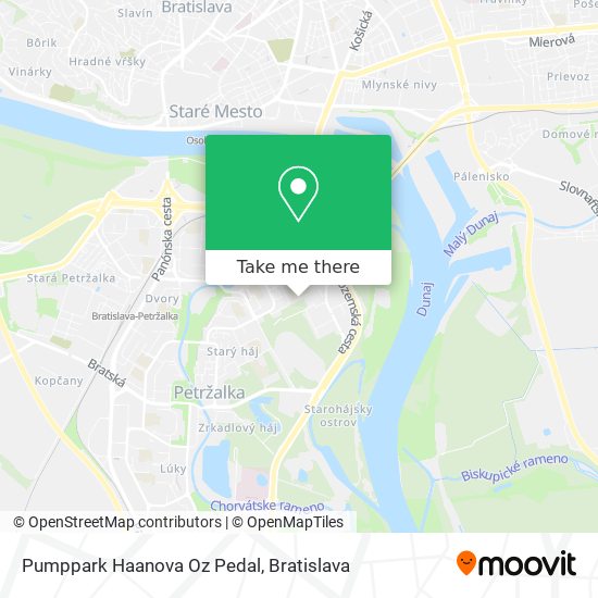 Pumppark Haanova Oz Pedal map