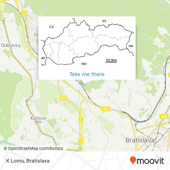 K Lomu map