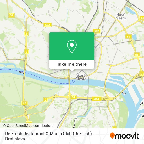 Re:Fresh Restaurant & Music Club (ReFresh) map