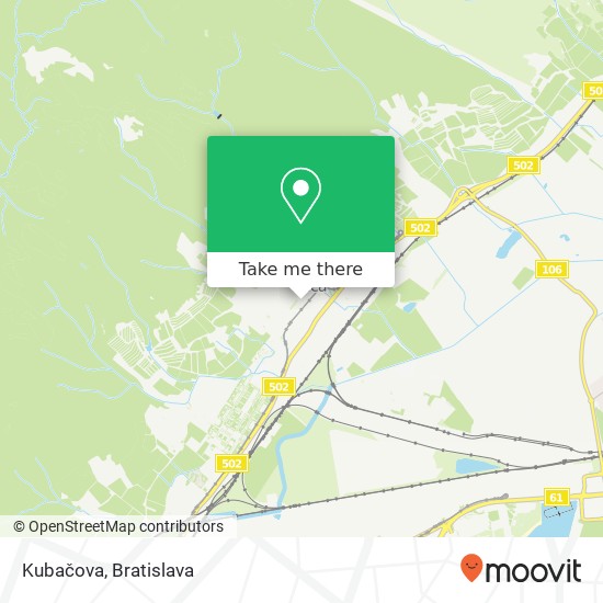 Kubačova map