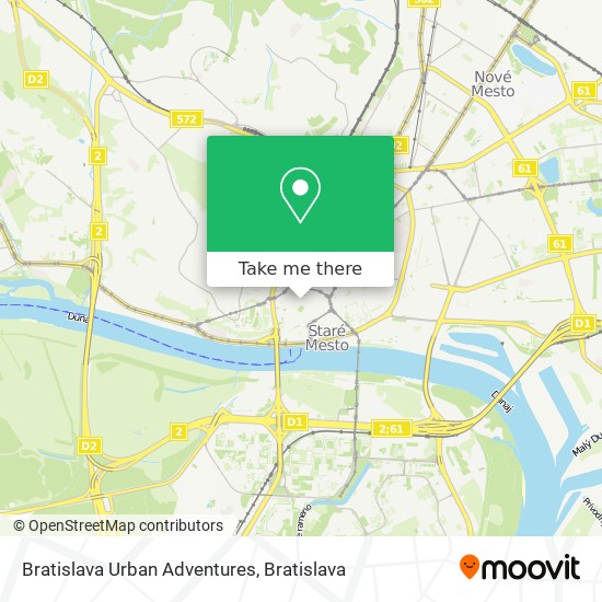 Bratislava Urban Adventures map