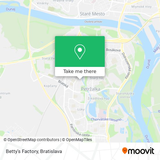 Betty's Factory map