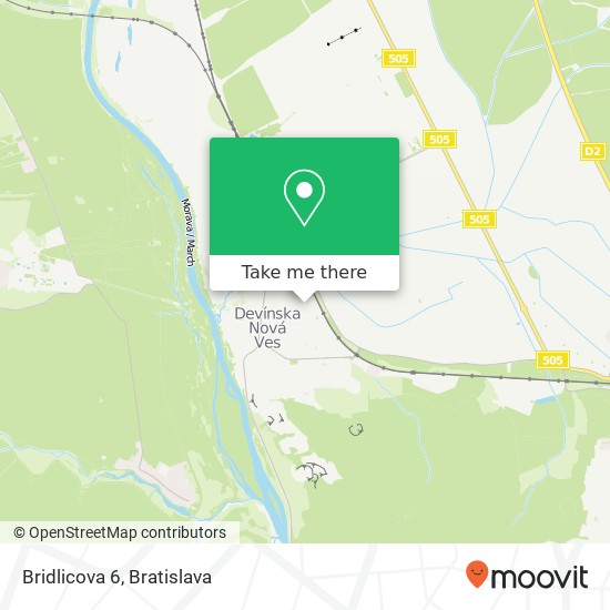 Bridlicova 6 map