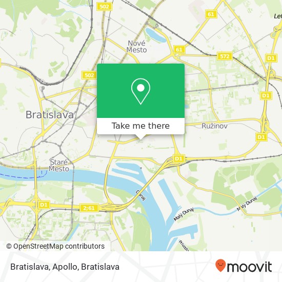 Bratislava, Apollo map