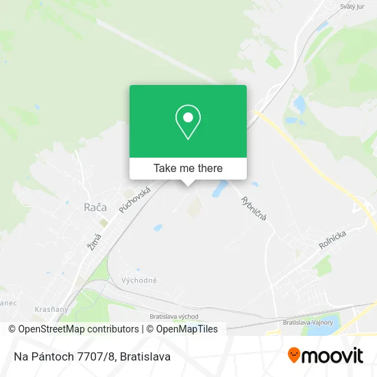 Na Pántoch 7707/8 map