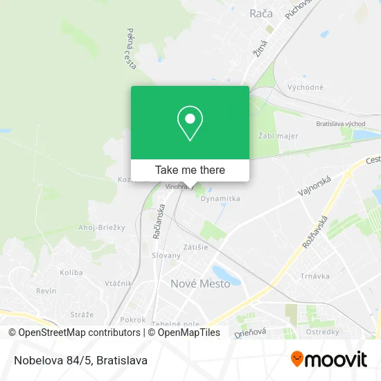 Nobelova 84/5 map