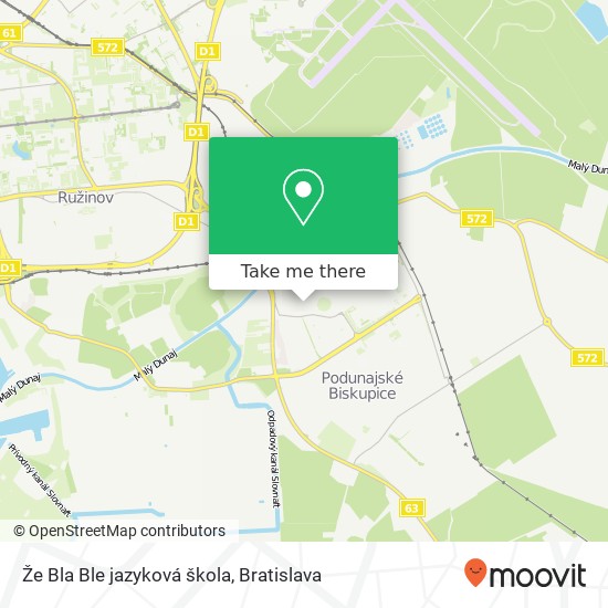 Že Bla Ble jazyková škola map