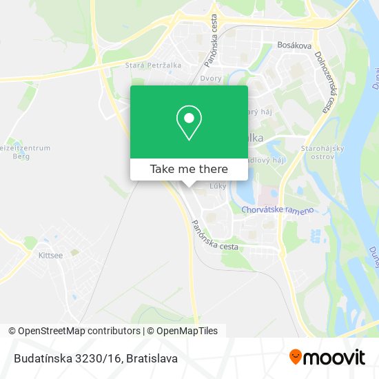 Budatínska 3230/16 map
