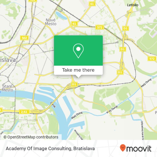 Academy Of Image Consulting map