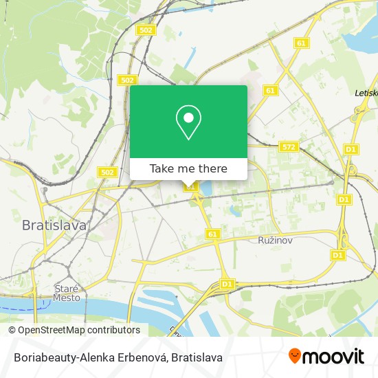 Boriabeauty-Alenka Erbenová map