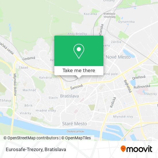 Eurosafe-Trezory map