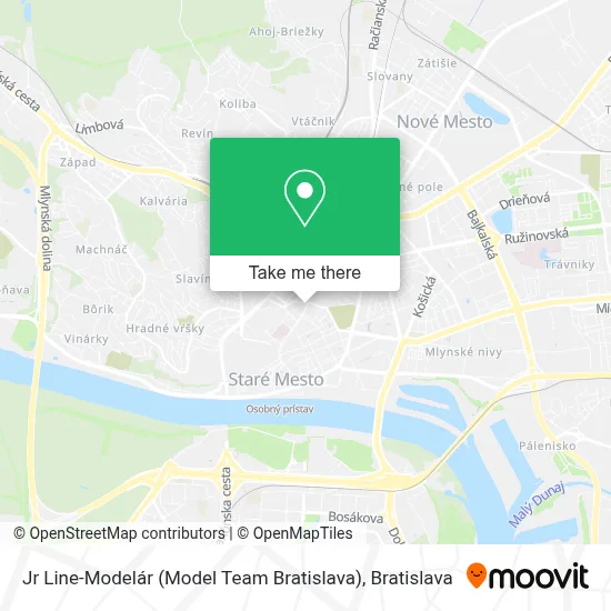 Jr Line-Modelár (Model Team Bratislava) map
