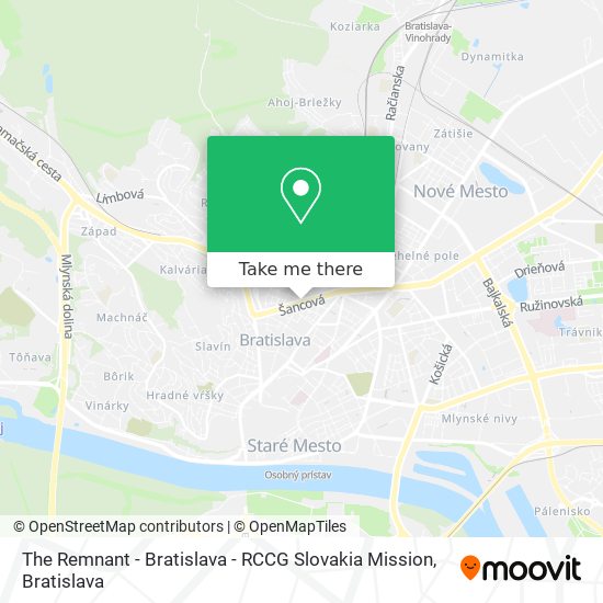 The Remnant - Bratislava - RCCG Slovakia Mission map