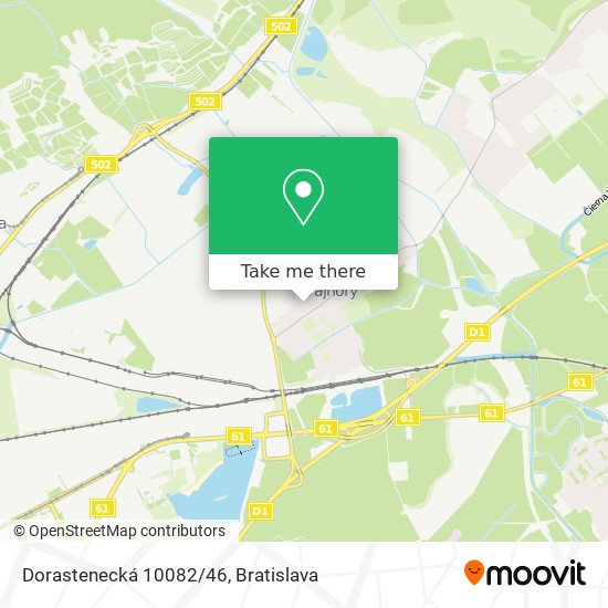 Dorastenecká 10082/46 map