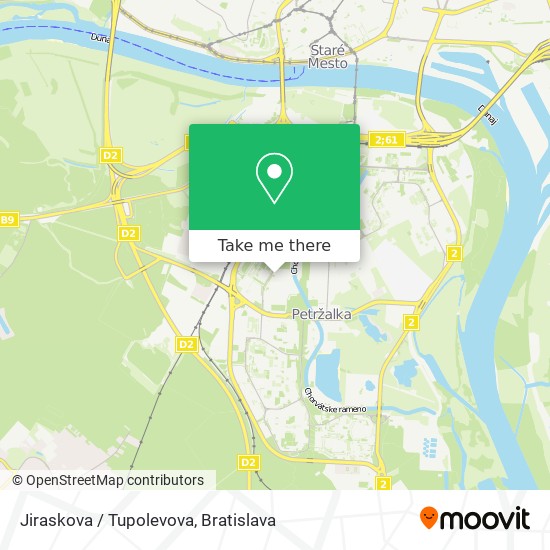 Jiraskova / Tupolevova map