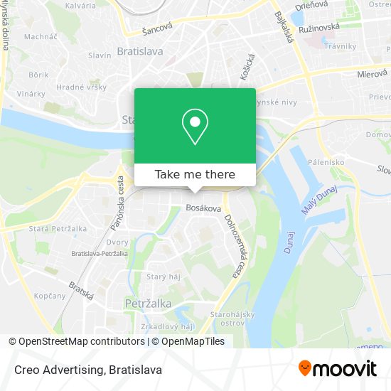 Creo Advertising map