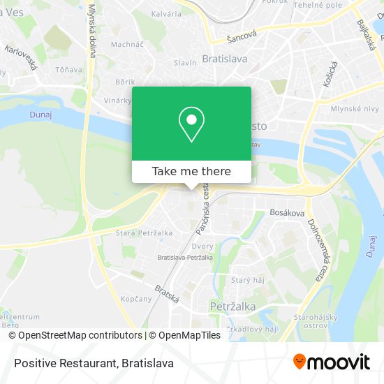 Positive Restaurant map