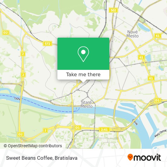 Sweet Beans Coffee map