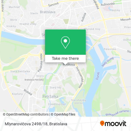 Mlynarovičova 2498/18 map
