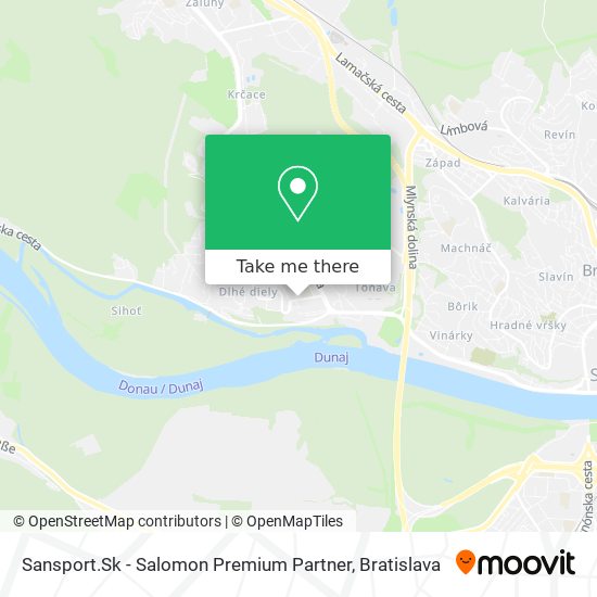 Sansport.Sk - Salomon Premium Partner map