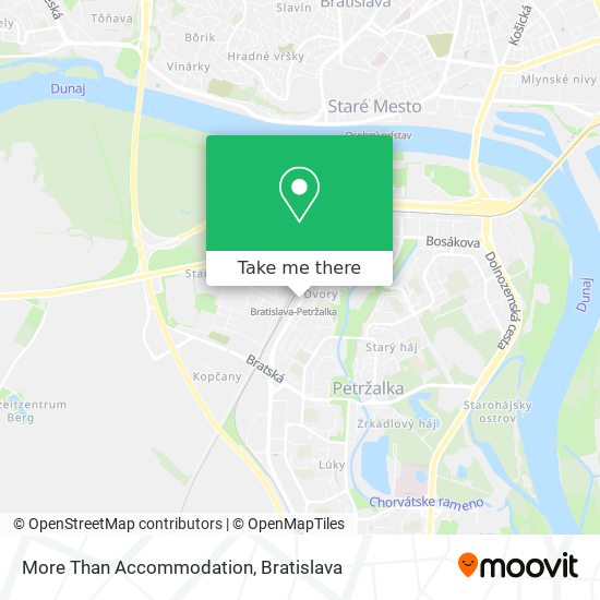 More Than Accommodation map