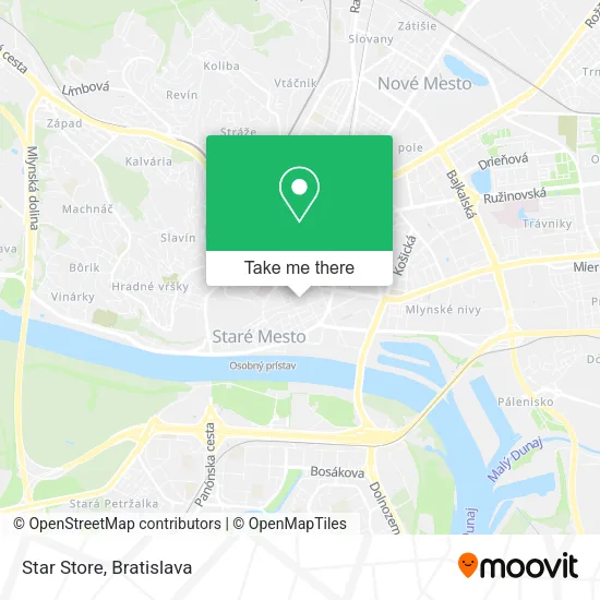 Star Store map