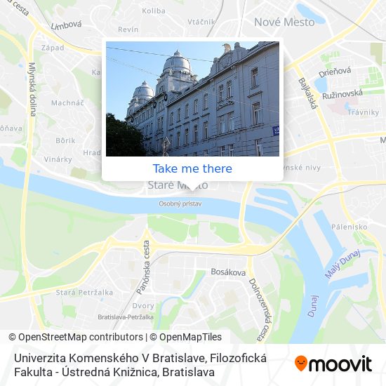 Univerzita Komenského V Bratislave, Filozofická Fakulta - Ústredná Knižnica map