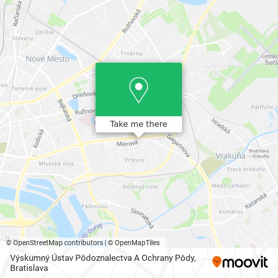 Výskumný Ústav Pôdoznalectva A Ochrany Pôdy map