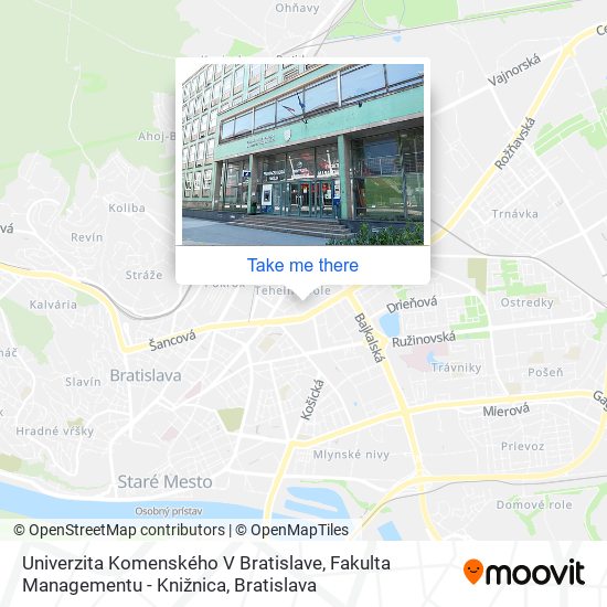 Univerzita Komenského V Bratislave, Fakulta Managementu - Knižnica map