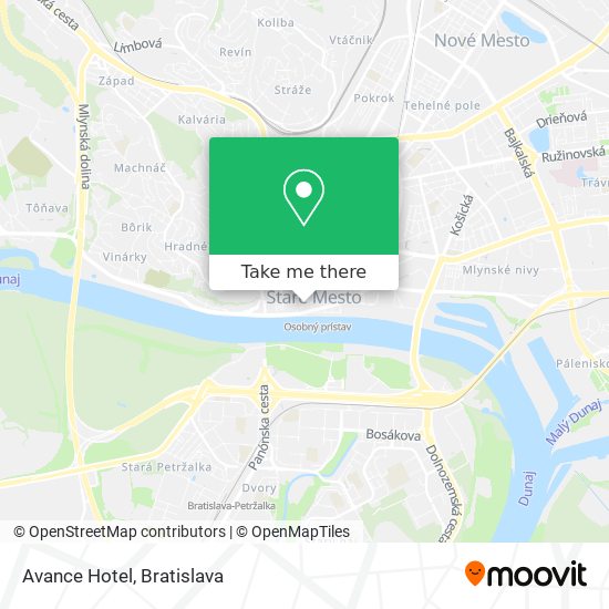 Avance Hotel map