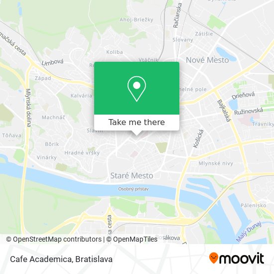 Cafe Academica map