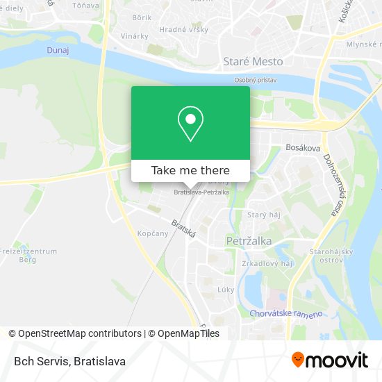 Bch Servis map