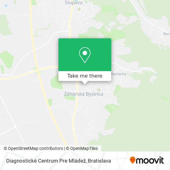 Diagnostické Centrum Pre Mládež map