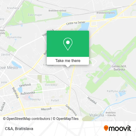 C&A map