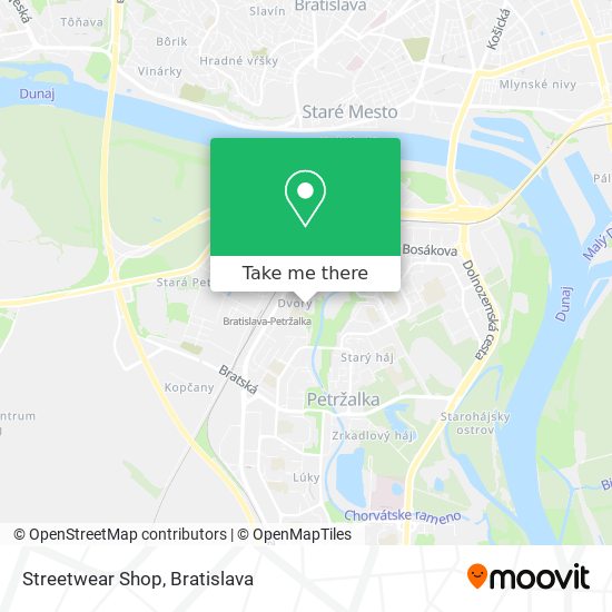 Streetwear Shop map