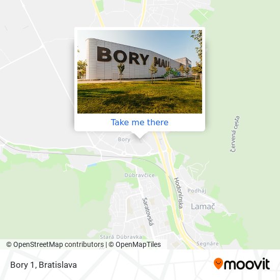 Bory 1 map