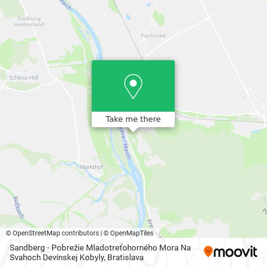 Sandberg - Pobrežie Mladotreťohorného Mora Na Svahoch Devínskej Kobyly map