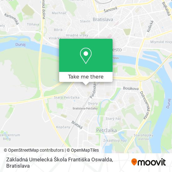 Základná Umelecká Škola Františka Oswalda map