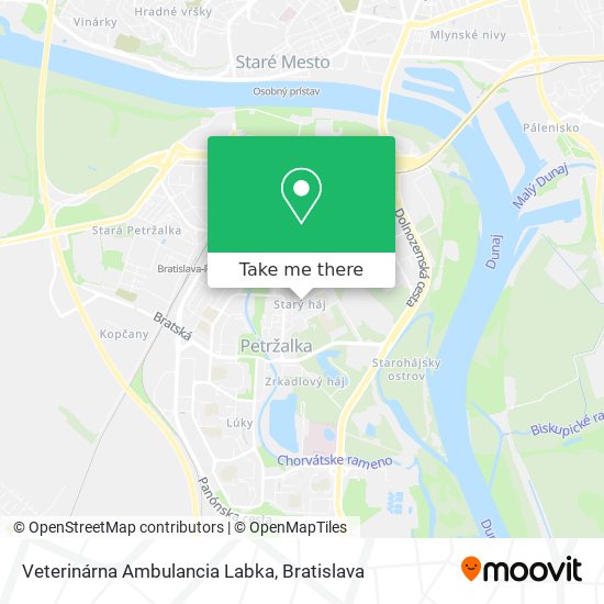 Veterinárna Ambulancia Labka map