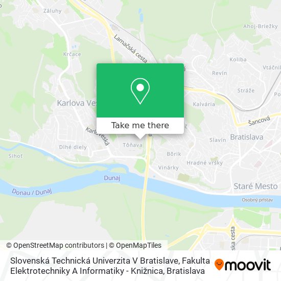 Slovenská Technická Univerzita V Bratislave, Fakulta Elektrotechniky A Informatiky - Knižnica map