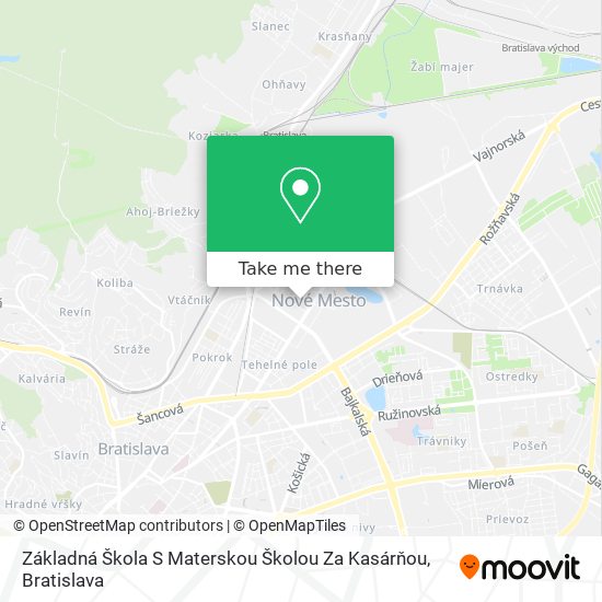 Základná Škola S Materskou Školou Za Kasárňou map