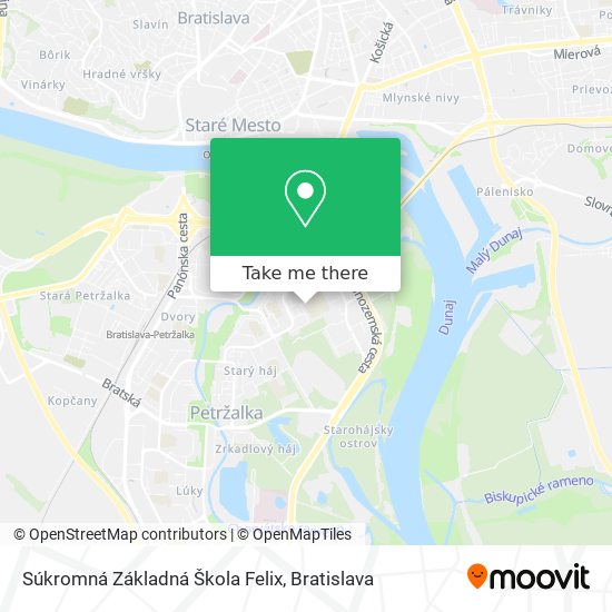 Súkromná Základná Škola Felix map