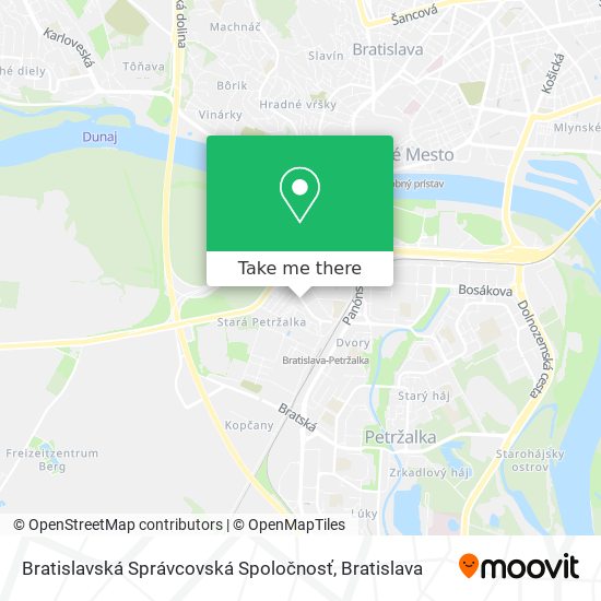 Bratislavská Správcovská Spoločnosť map