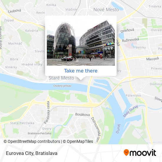 Eurovea City map